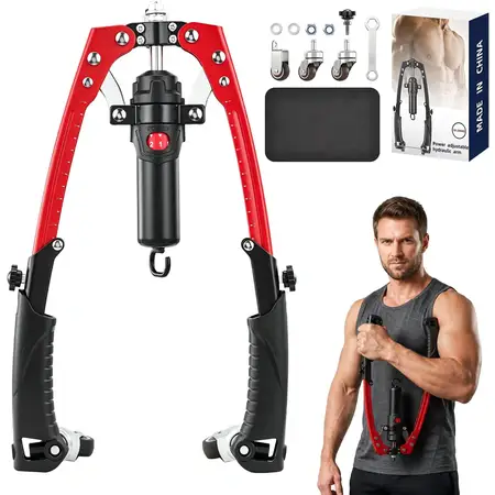 3-in-1 Chest Workout Equipment with Ab Roller Wheel