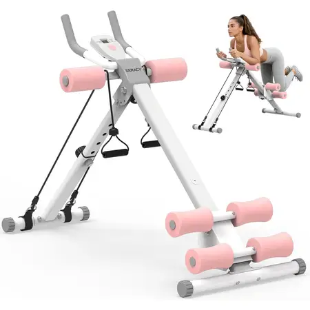 DERACY Ab Workout Machine Adjustable Ab Trainer